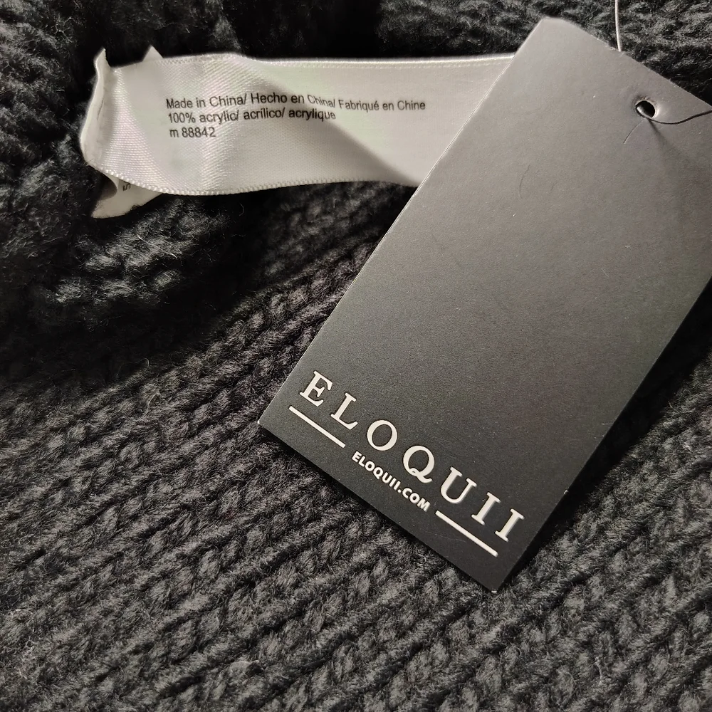 Eloquii Nordic Mockneck Sweater | Size 14/16 | NWT | Cozy Stretch Knit | Easy Fi